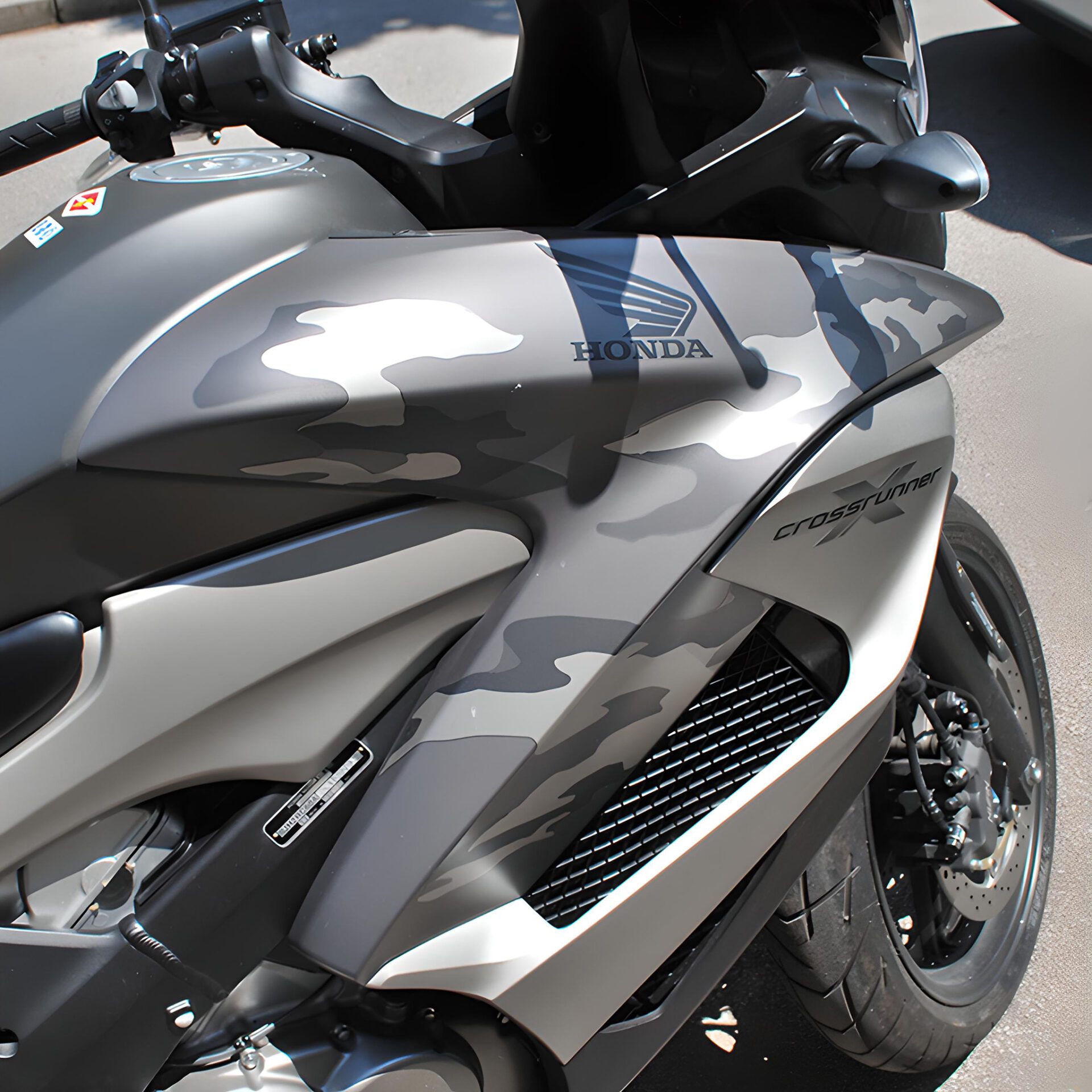 applicazione su moto honda