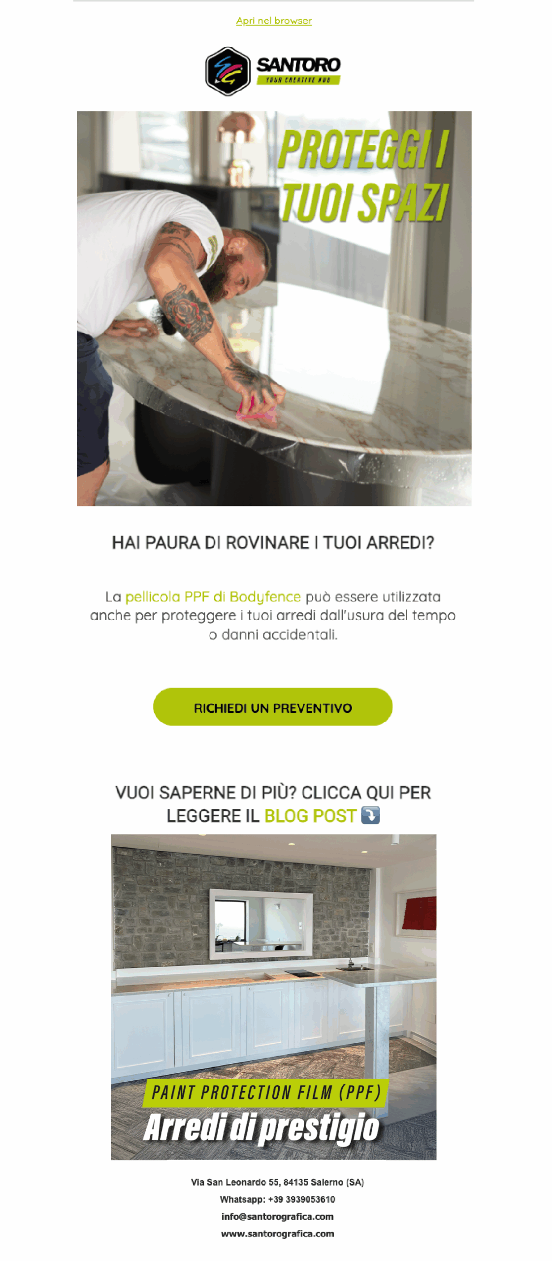 Newsletter email marketing: come creare una newsletter aziendale 1 esempio newsletter marketing Tavola disegno 1 scaled