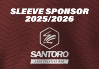 Santoro Creative Hub Salernitana sleeve partner 2025/26