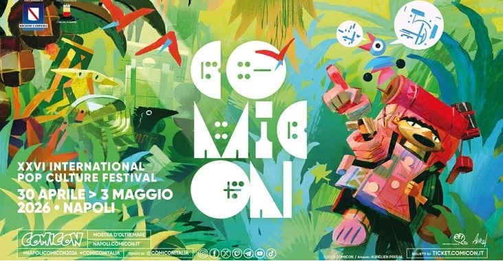 Napoli Comicon &ndash; Santoro Creative hub mette la sua firma sull&rsquo;allestimento fiera del 2026